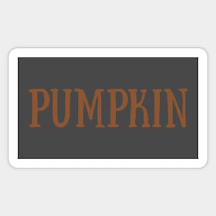 Fun Pumpkin Fall Apparel Magnet